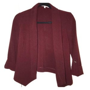 Charlotte Russe Burgundy Blazer